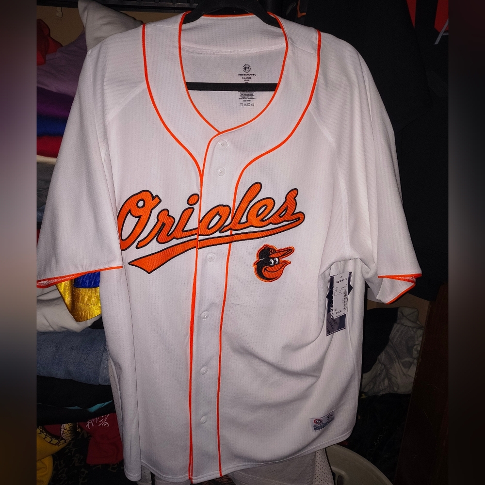 NWT Baltimore Orioles Button Up Jersey